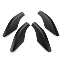 4PCS Roof Shell Rail Cover End Shell Shell Replace Black For Land Rover Freelander 2