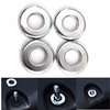 4pcs serrure de porte chromés couper pour le voyage de Dodge Caliber et la boussole de patriote de jeep