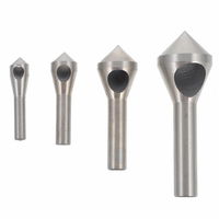 4pcs Set Titanium Countersink Deburring Drill Taper Hole Cutter Steel/Aluminum Countersunk Head Chamfering Tools 2-5-10-