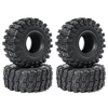 4PCS Simulated 1.9 inch Wheel Tires for TRX4 SCX10 1/10 Model Climbing RC Car Parts Accessories
