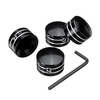 4pcs Spark bouchon couvercle de culasse de moto couvercle pour Harley double cam touring 1999-17 et sportster