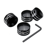 4pcs Spark bouchon couvercle de culasse de moto couvercle pour Harley double cam touring 1999-17 et sportster