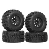 4PCS Tires Wheels for 1/10 Short Course Off-Road Truck FS Racing Remo Hobby Huanqi 727 RC Car Parts Vehicles Models Spar