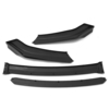 4Pcs Universel De Voiture Noir Pare-chocs Avant Lip Body Decor Spoiler Splitter Pour Toyota