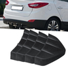 4pcs universel PVC voiture pare-chocs arrière diffuseur protecteur anti-rayures couverture moulure garniture