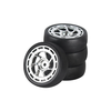 4PCS Upgraded LDRC 1801 1802 1803 1899 A01 A02 A86 A99 1/18 Drift RC Car Parts Tires Wheels On-Road Vehicles Models Spar