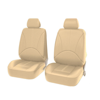 4PCS Van avant housse de siège de voiture en simili cuir tapis coussin coussin universel