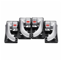 4pcs voiture à lintérieur des poignées de porte intérieures gauche et droite pour Hyundai Tucson 2005-2009
