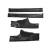4pcs voiture en fibre de carbone seuil bande de protection plaque bord bord protecteur autocollant anti-rayures 37271477
