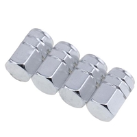 4pcs voiture pneus bouchon en aluminium vannes de roue tige de pneu
