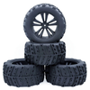 4PCS ZD Racing 1/10 Truck Universal Wheel Tire for HPI HSP Savage XS TM Flux RC Car Parts