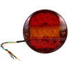 4pcs12v led feu arrière hamburger feu arrière indicateur darrêt de frein 4 fonction