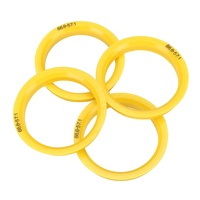 4 Pcs Car Wheel Bore Center Collar Hub Centric Rings 66.6mm - 57.1mm Pour VW