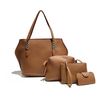 4pcsfauxcuirsolideloisirssac à main sac à bandoulière