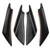 4pcs Spoiler de corps de voiture universel Spoiler avant Spoiler Canards Lip Splitters Trim