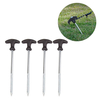 4 Pcs Tente Nails Camping En Plein Air Parasol Spirale Pegs Portable Windproof Tente Accessoires