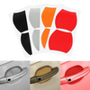 4 Pcs Universel En Fiber De Carbone De Voiture Côté Porte Poignée Garde Autocollants Scratch Peinture Films de Protectio