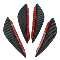 4 Pcs Voiture Avant Bumper Coin Protecteur Canards Splitters Palmes Lèvres Bumper Protector Kit pour SUV