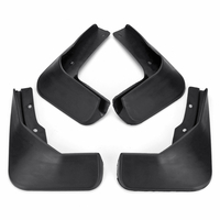 4 Pcs Voiture Avant et Arrière boue Flaps Garde-Boue En Plastique Noir pour VW Jetta 2015-2017