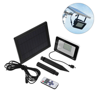 4W 20 LED Lampe de camping extérieure imperméable à leau à la lumière solaire Lanterne de contrôle à distance