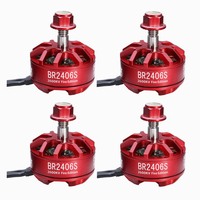 4X Racerstar 2406 BR2406S Fire Edition 2600 KV 2-4 S Moteur Brushless Pour X220 250 300 pour RC Drone FPV Racing