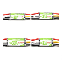 4X Racerstar RS30A 30A Blheli_S OPTO 2-4S ESC Support de Oneshot42 Multishot pour FPV Courses Drone RC