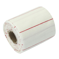 4x2 pouces chiffon de nettoyage en vrac de coton de vergette de 10 verges essuient des corrections de baril de nettoyeur