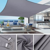 4x3m étanche voile dombrage voile UV bloc de preuve couvert extérieur patio jardin cour piscine couverture