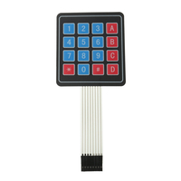 4x4 Matrix Array 16 Key Membrane Switch Clavier Clavier pour Arduino/AVR