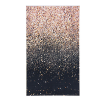 4x6ft / 5x7ft / 3x5ft paillettes noir or points mince vinyle photographie toile de fond fond studio photo