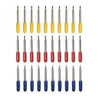 50 pièces vinyle Cricut coupe traceur titulaire carbure tungstène lame vinyle Film Cutter 30 45 60 Dergree