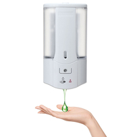 500 ml capteur automatique distributeur de savon à main shampooing distributeur de liquide mural pour salle de bain