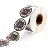 500 Pcs / ensemble Rond Merci Autocollants Papier Enveloppe Emballage Étiquette Cadeau Rouleau Ruban