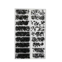 500 Pcs Durable Mini Vis DIY Kit 18 Types Assembler Ordinateur Portable Réparation Vis Fixation