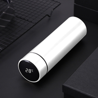 500 ml sous vide thermos 304 en acier inoxydable à double paroi remplaçable Batterie tasse isolée avec affichage de la t