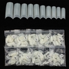 500pcs 3D French Acrylic Nude Faux Nail Art Tips