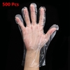 500pcs gants de sécurité gants jetables cuisine maison salle à manger transparent