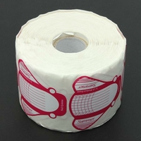 500pcs Roll Gel Acryl Nail Extension Tool Rose Blanc Avion
