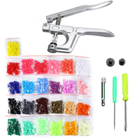 500pcs T5 pince pression outil de fixation bouton pression + tournevis