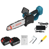 500W 8 pouces 588VF tronçonneuse électrique sans fil scie à chaîne multifonction outils de travail du bois avec 1 pc / 2