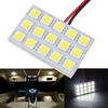 5050 blanc de voiture 15smd LED Intérieur dôme panneau de porte de lecture lumière