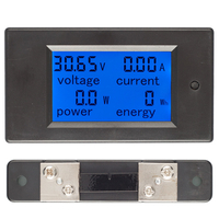 50A appareil de contrôle électrique de mètre dénergie électrique de tension actuelle multifonctionnelle de tension