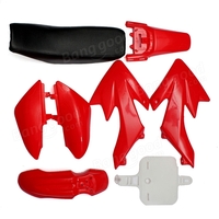 50cc 110cc 125cc 140cc Plastique 4 temps CRF50 Ensemble de garde-boue pour Pit Bike
