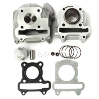 50cc 60cc 80cc GY6 QMB139 anneaux de piston de culasse réglés pour le scooter