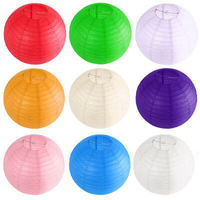 50CM 20 "Lanternes rondes en papier Abat-jour Mariage Fête danniversaire Décorations de Noël