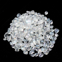 50g 7-9mm Transparent Moonstone Irrégulier Gemstone Décorations Pierre Minéraux Poli Spécimen Démagnétisation