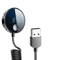 50Hz-20KHz Car Bluetooth Transmitter and Receiver Hands-Free Car FM Bluetooth Car Adapter Audio MP3 Player