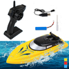 50M bateau RC longue portée 10 km / h 2.4G haute vitesse télécommande bateau de course bateau de vitesse bateau modèle j