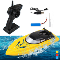 50M bateau RC longue portée 10 km / h 2.4G haute vitesse télécommande bateau de course bateau de vitesse bateau modèle j