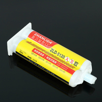 50ml AB colle fort adhésif de mastic de scellement époxyde transparent pour la pierre en bois en céramique en plastique
